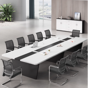 会议桌长桌简约现代会议室桌椅组合大型办公会议桌长条方形洽谈桌